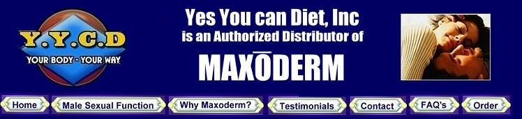 MAXODERM penis enlargement transdermal cream.